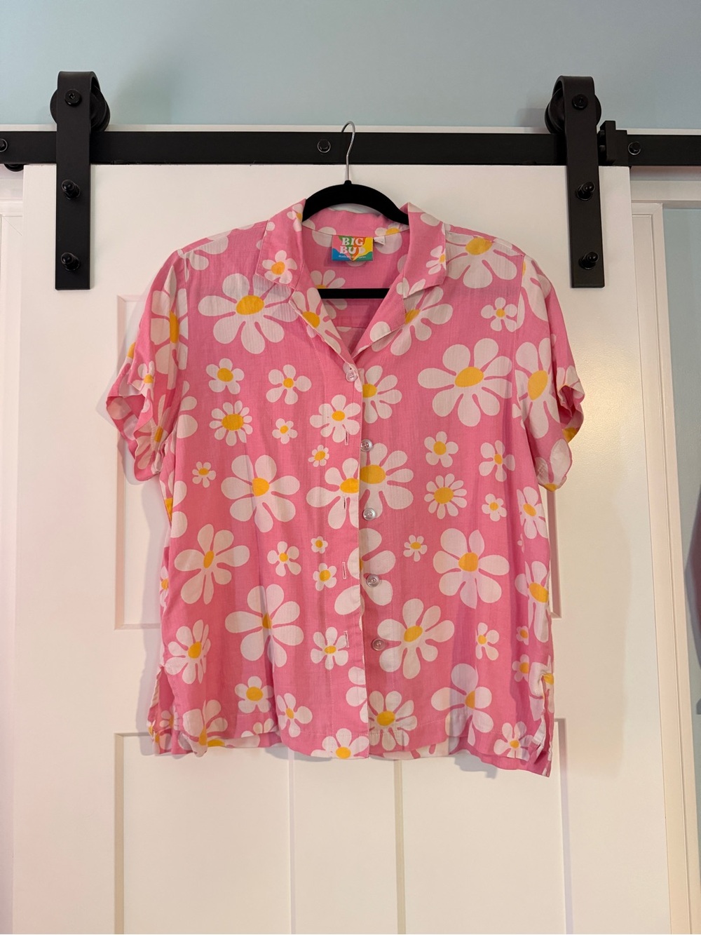 BIG BUD PRESS Pink Daisy Pantry Button-Up Shirt
